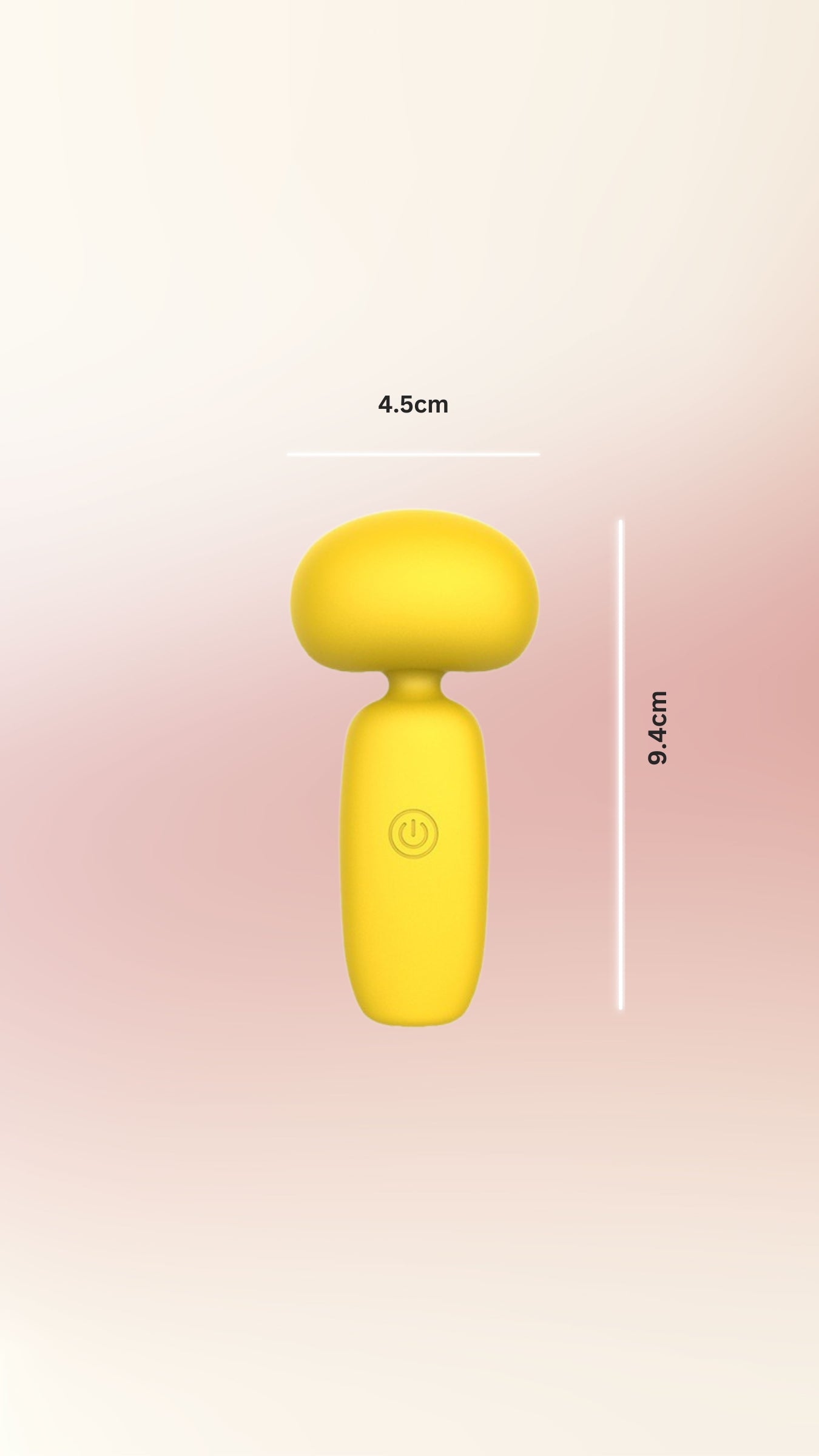 Yellow Mushroom: Mini AV Vibrator