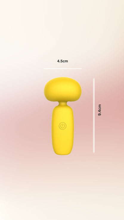 Yellow Mushroom: Mini AV Vibrator