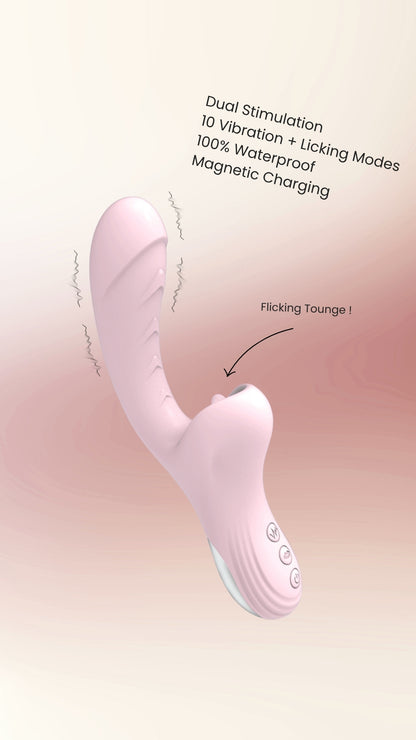 Licky V: Tongue Flicking Vibrator