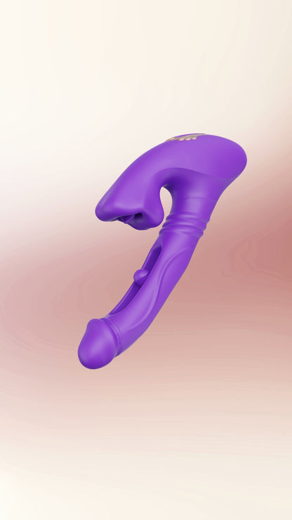 Bite & Tease: Triple Stimulation Vibrator