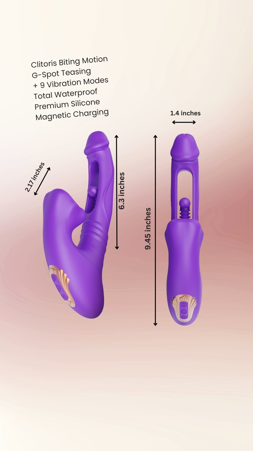 Bite & Tease: Triple Stimulation Vibrator
