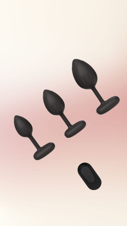 Luxe Plug: Vibrating Silicone Butt Plug With Remote Control