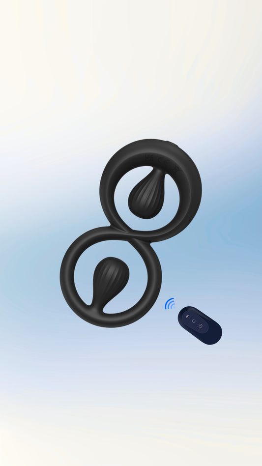 Double Lock Vibrating Cock Ring