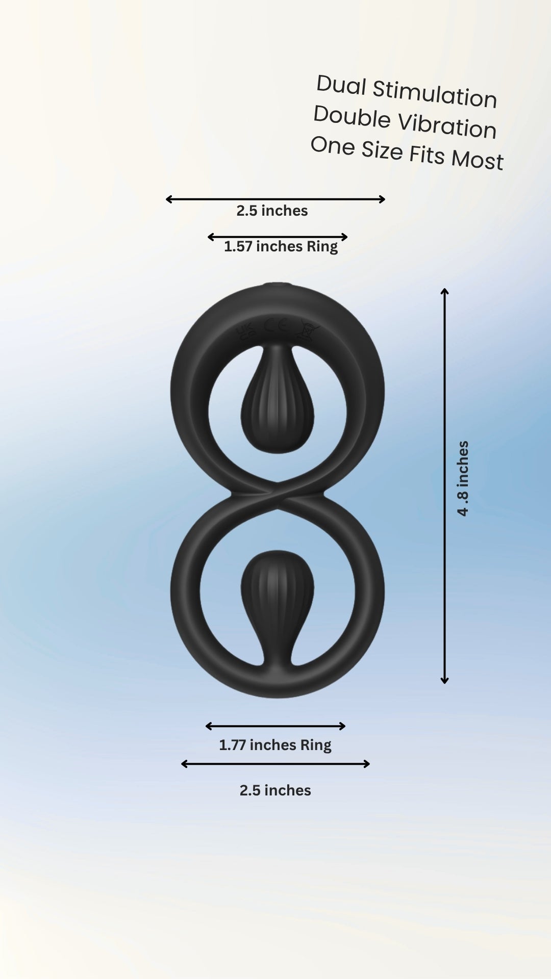Double Lock Vibrating Cock Ring