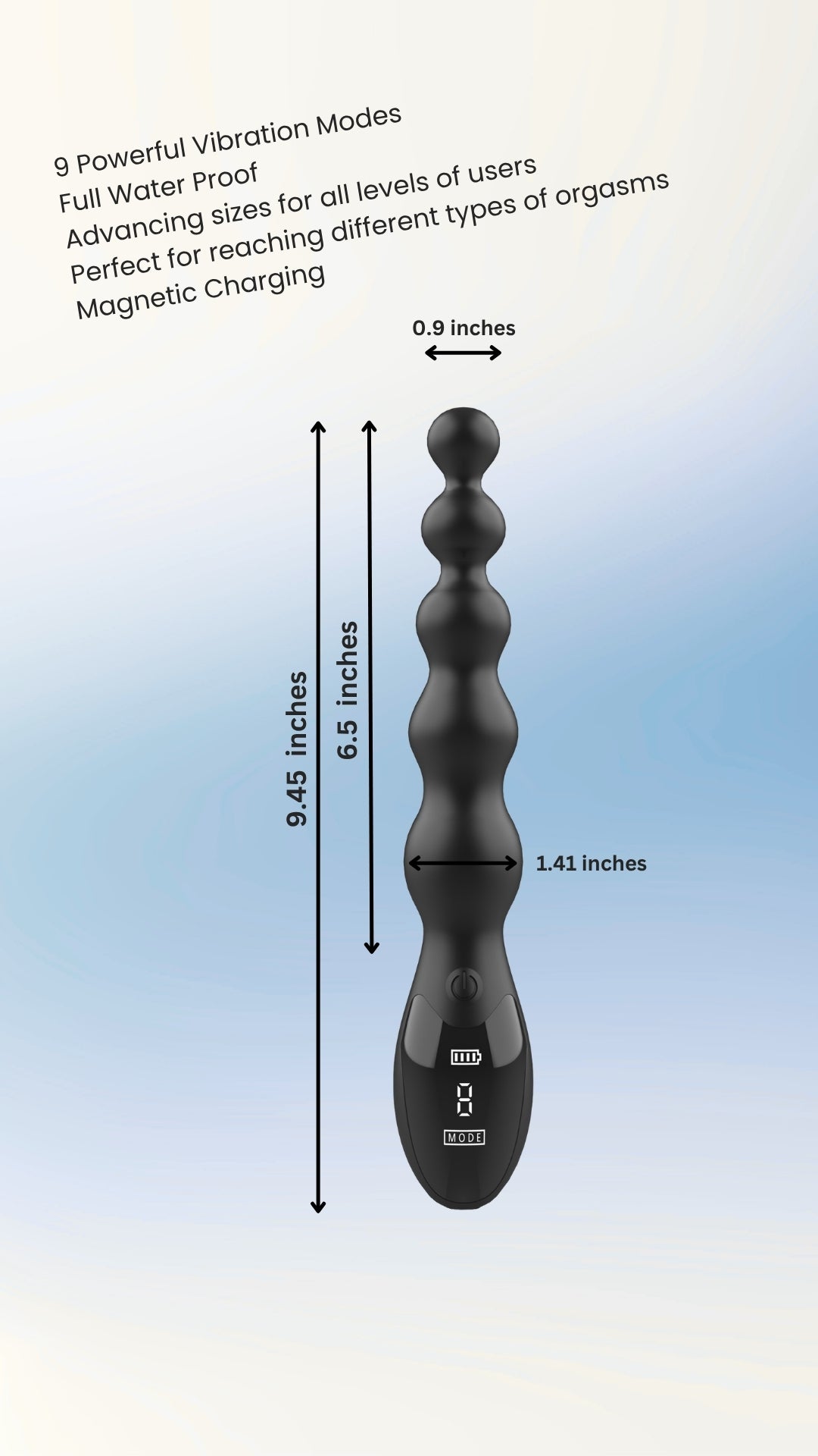 Slippery Bead: Vibrating Butt Plug