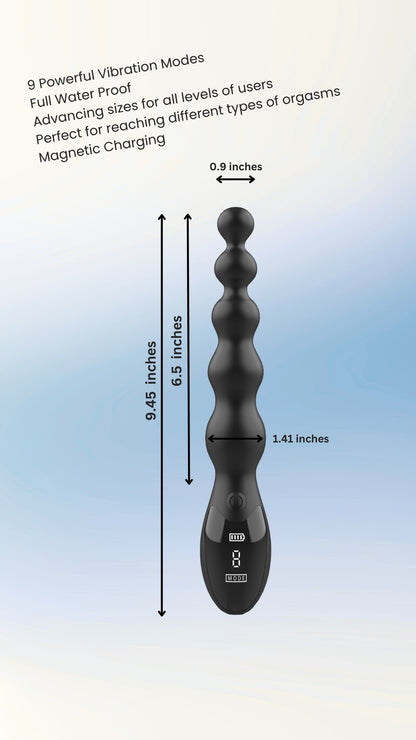 Slippery Bead: Vibrating Butt Plug